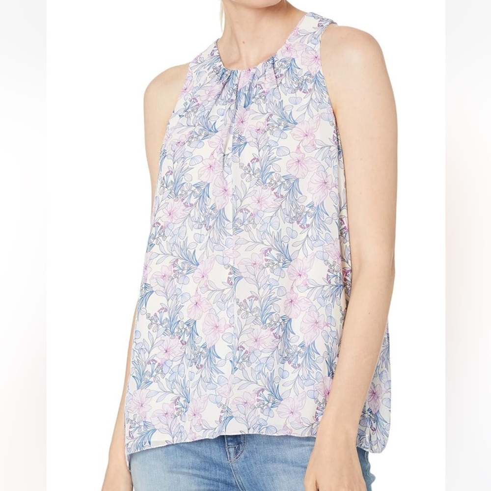 Vince Camuto Chiffon Floral Tank XS